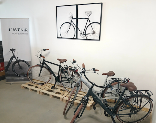 demofietsen l'avenir bij velo-v